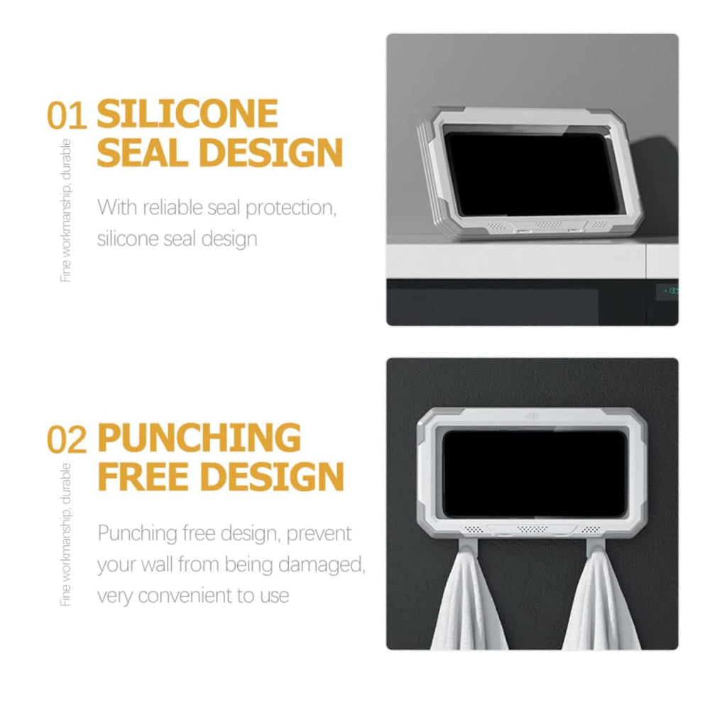 Kućište za zid sa taktilnom membranom Techsuit LC-888 za telefon, vodootporno, sivo