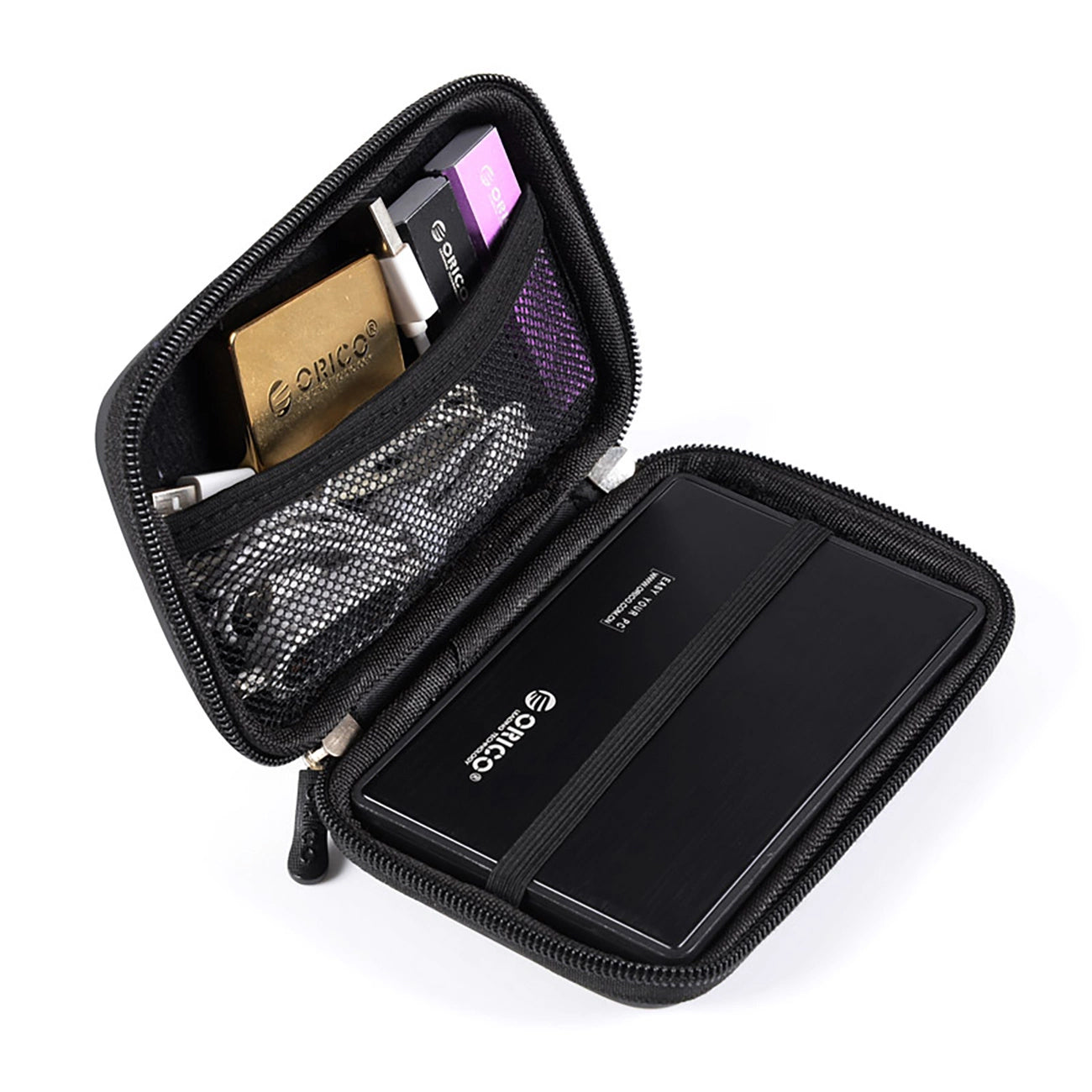 Zaštitna futrola Orico PHL-25 za HDD / SSD 2.5 inča, Crna