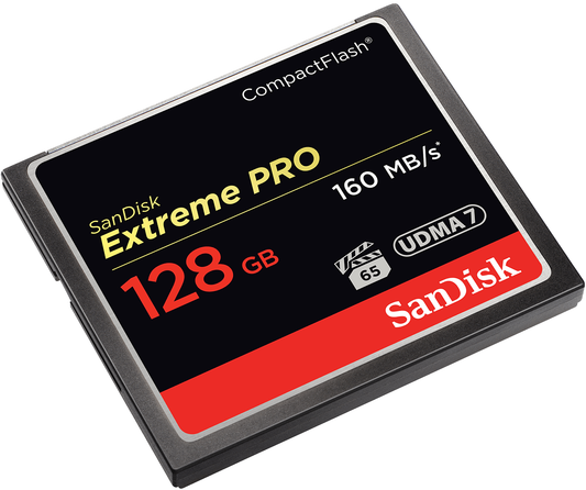 Card Memorie CompactFlash SanDisk Extreme Pro, 128Gb, UDMA 7 SDCFXPS-128G-X46