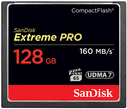 Card Memorie CompactFlash SanDisk Extreme Pro, 128Gb, UDMA 7 SDCFXPS-128G-X46
