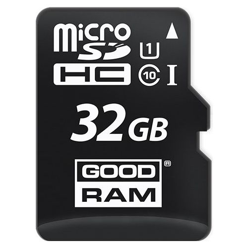 Memorijska kartica microSDHC GoodRam, 32Gb, Klasa 10 / UHS-1 U1, Sa Adapterom