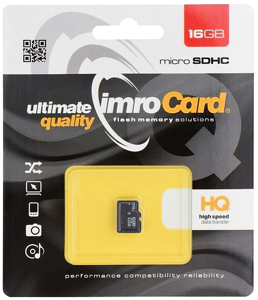 Memorijska kartica microSDHC Imro, 16Gb, Klasa 6 MicroSD4/16G