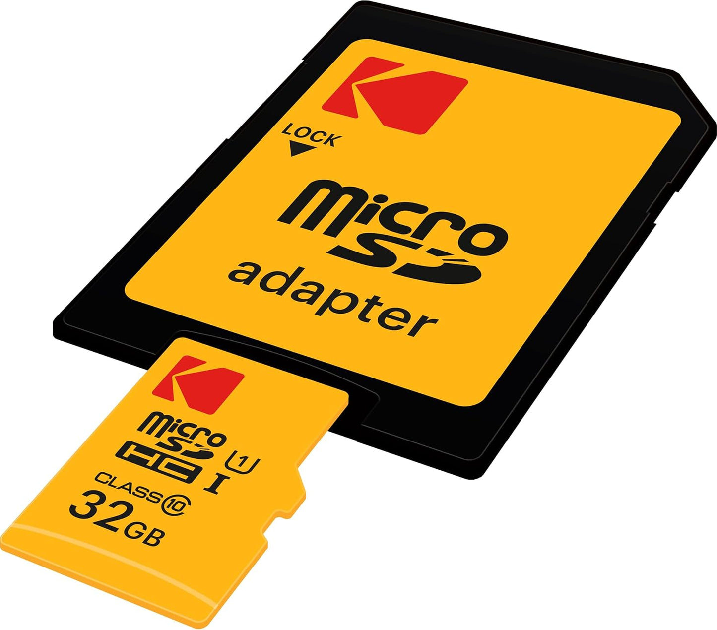 Memorijska kartica microSDHC Kodak Premium Performance, 32Gb, Klasa 10 / UHS-1 U1, Sa adapterom EKMSDM32GHC10K