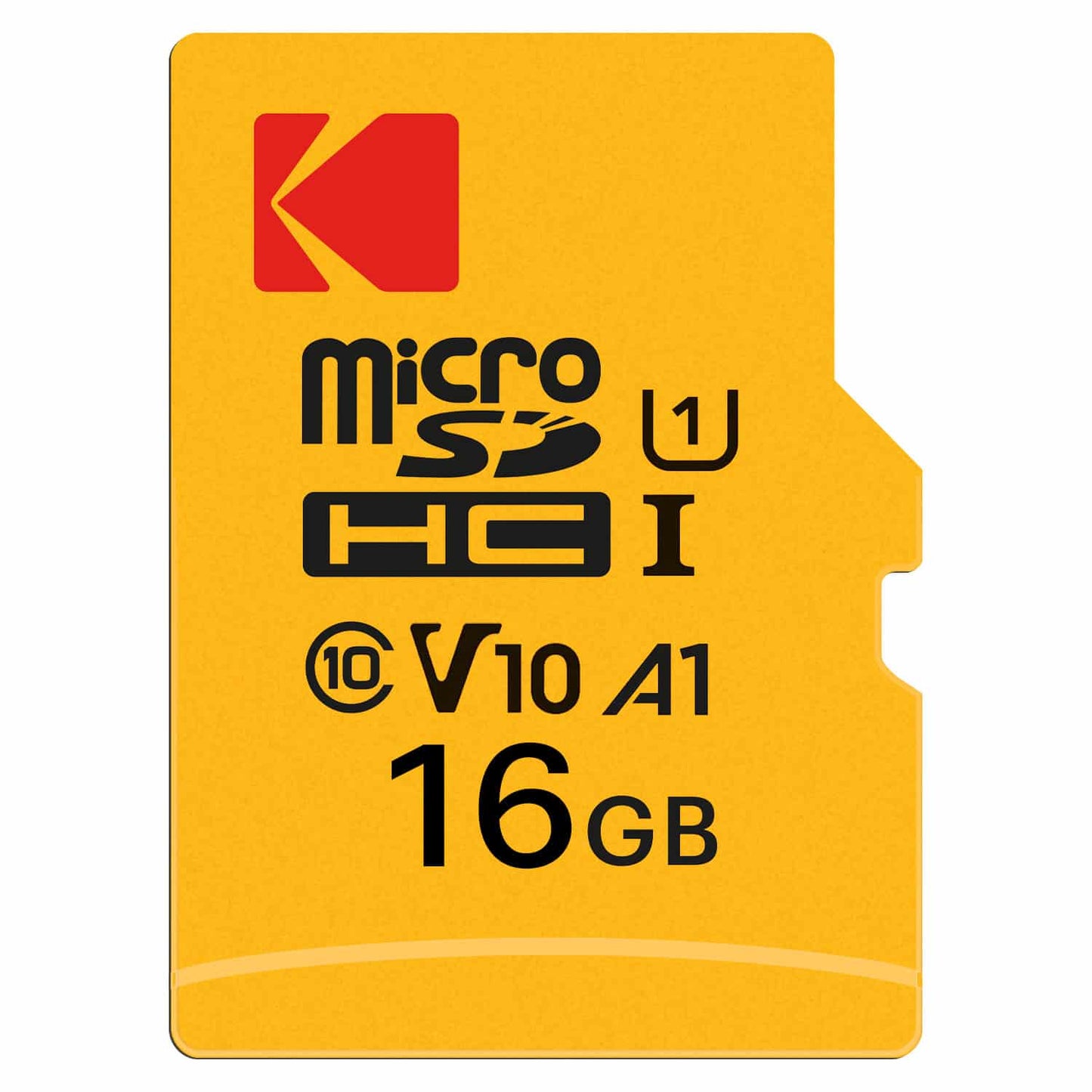 Memorijska kartica microSDHC Kodak Premium Performance, 16Gb, Klasa 10 / UHS-1 U1, Sa adapterom EKMSDM16GHC10K