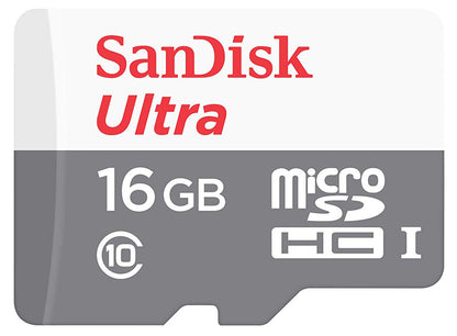 Card Memorie microSDHC SanDisk Ultra, 16Gb, Klasa 10 SDSQUNS-016G-GN3MN