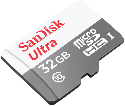 Memorijska kartica microSDHC SanDisk Ultra, 32Gb, Klasa 10, Sa adapterom SDSQUNR-032G-GN3MA