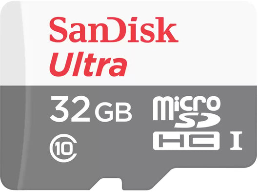 Memorijska kartica microSDHC SanDisk Ultra, 32Gb, Klasa 10, Sa adapterom SDSQUNR-032G-GN3MA