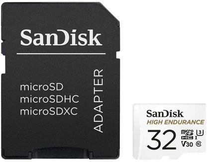 Memorijska kartica microSDHC SanDisk High Endurance, 32Gb, Klasa 10 / UHS-1 U3, Sa Adapterom SDSQQNR-032G-GN6IA