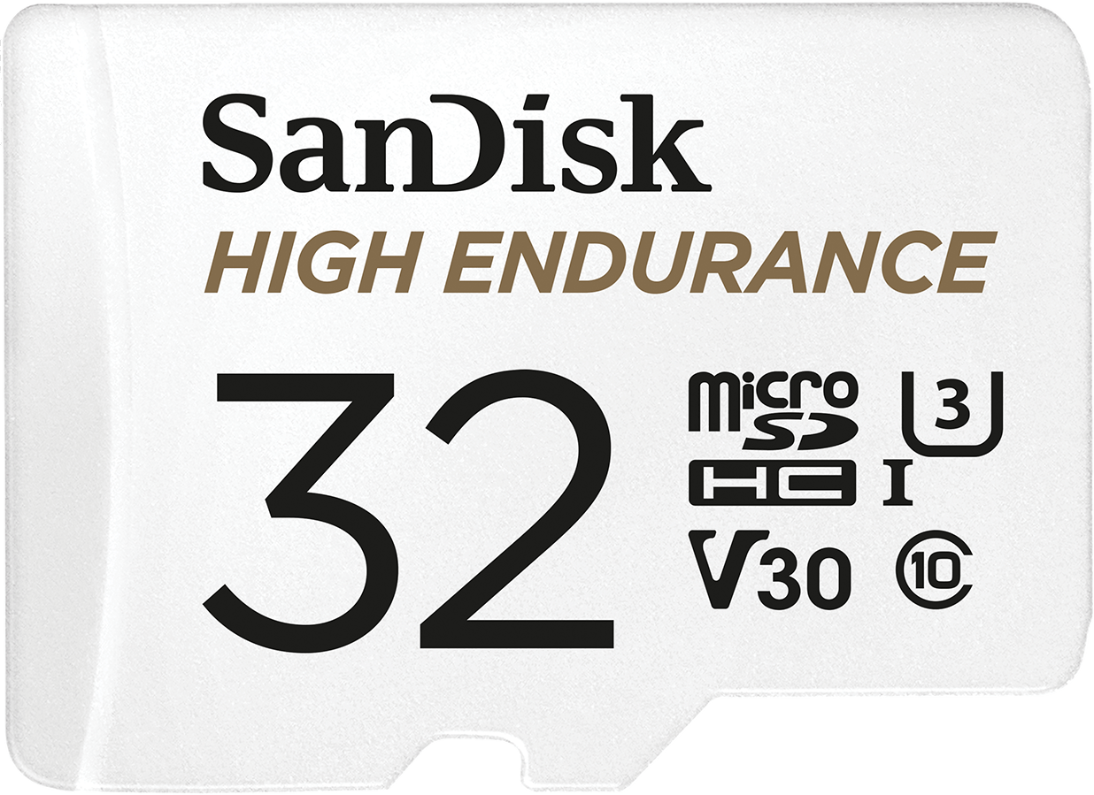 Memorijska kartica microSDHC SanDisk High Endurance, 32Gb, Klasa 10 / UHS-1 U3, Sa Adapterom SDSQQNR-032G-GN6IA