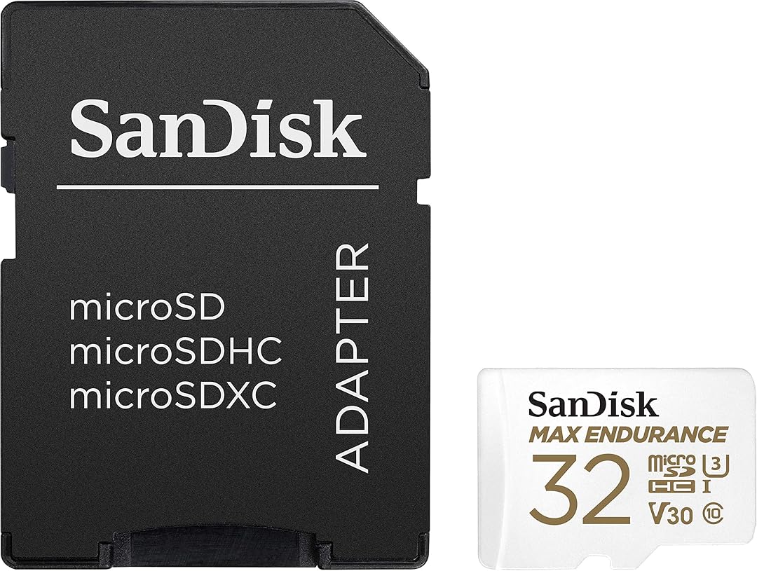 Memorijska kartica microSDHC SanDisk MAX Endurance, 32Gb, Klasa 10 / UHS-1 U3, Sa adapterom SDSQQVR-032G-GN6IA