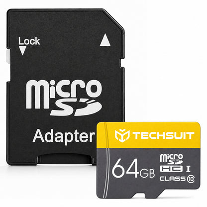 Techsuit THCM11 microSDXC memorijska kartica, 64 GB, klasa 10, sa adapterom