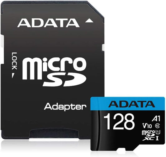 Memorijska kartica microSDXC Adata Premier, 128Gb, Klasa 10 / UHS-1 U1, Sa Adapterom AUSDX128GUICL10A1-RA1