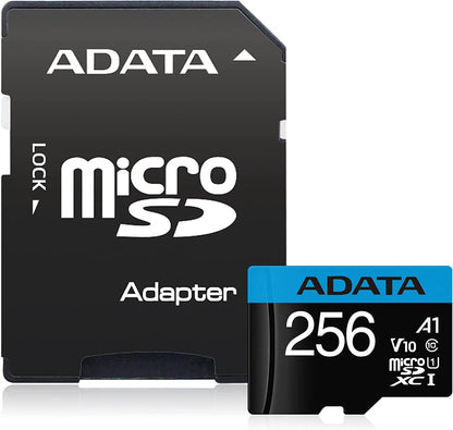 Memorijska kartica microSDXC Adata Premier, 256Gb, Klasa 10 / UHS-1 U1, Sa Adapterom AUSDX256GUICL10A1-RA1