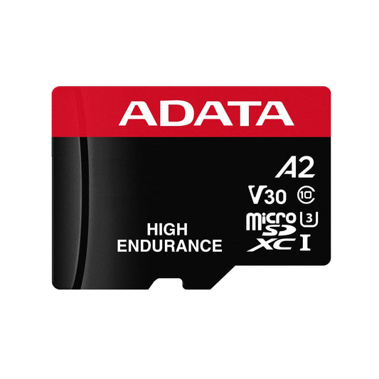 Card Memorie microSDXC Adata High Endurance, 64Gb, Klasa 10 / UHS-1 U3, Sa Adapterom AUSDX64GUI3V30SHA2-RA1