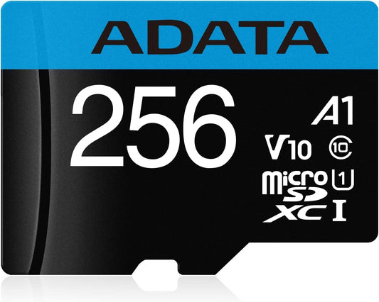 Memorijska kartica microSDXC Adata Premier, 256Gb, Klasa 10 / UHS-1 U1, Sa Adapterom AUSDX256GUICL10A1-RA1