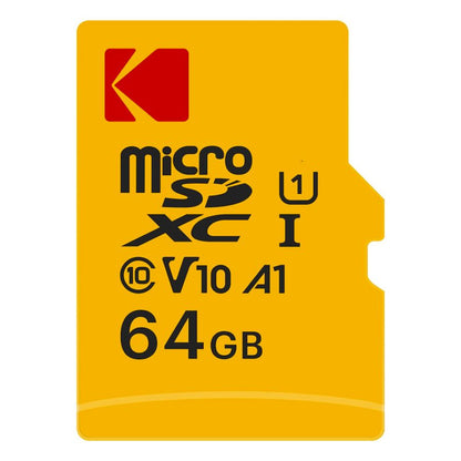 Memorijska kartica microSDXC Kodak, 64Gb, Klasa 10 / UHS-1 U1, Sa Adapterom EKMSDM64GXC10K