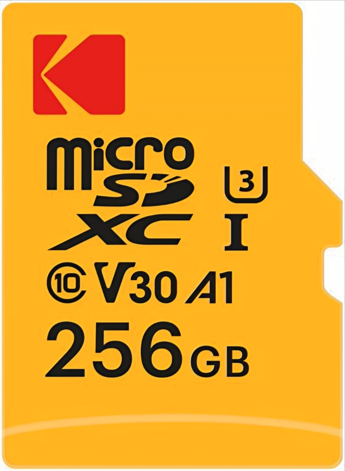 Memorijska kartica microSDXC Kodak, 256Gb, Klasa 10 / UHS-1 U3, Sa Adapterom EKMSDM256GXC10HPRK