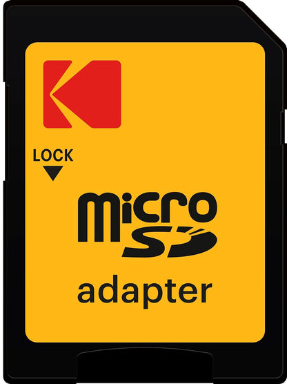 Memorijska kartica microSDXC Kodak Ultra Performance, 128Gb, Klasa 10 / UHS-1 U3, Sa adapterom EKMSDM128GXC10HPRK