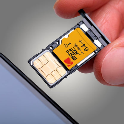 Memorijska kartica microSDXC Kodak, 64Gb, Klasa 10 / UHS-1 U1, Sa Adapterom EKMSDM64GXC10K