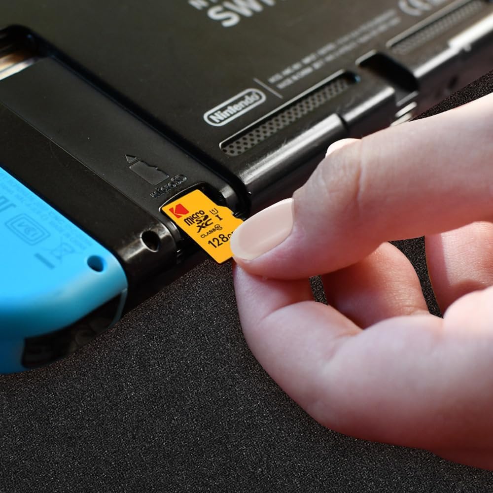 Memorijska kartica microSDXC Kodak Premium Performance, 128Gb, Klasa 10 / UHS-1 U1, Sa adapterom EKMSDM128GXC10K