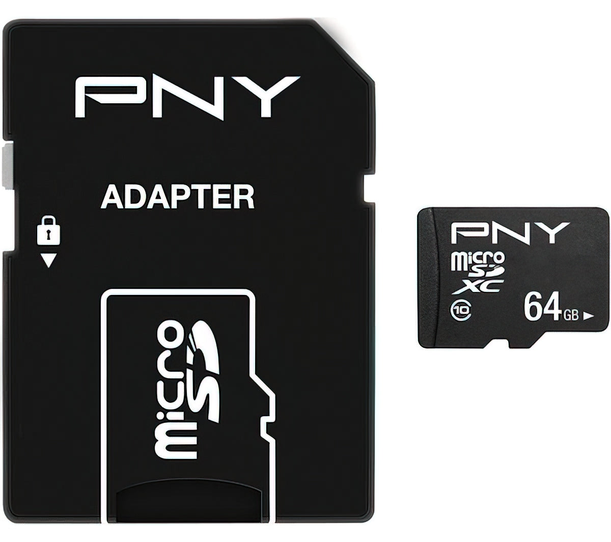 Memorijska kartica microSDXC PNY Performance Plus, 64Gb, Klasa 10, Sa Adapterom P-SDU64G10PPL-GE