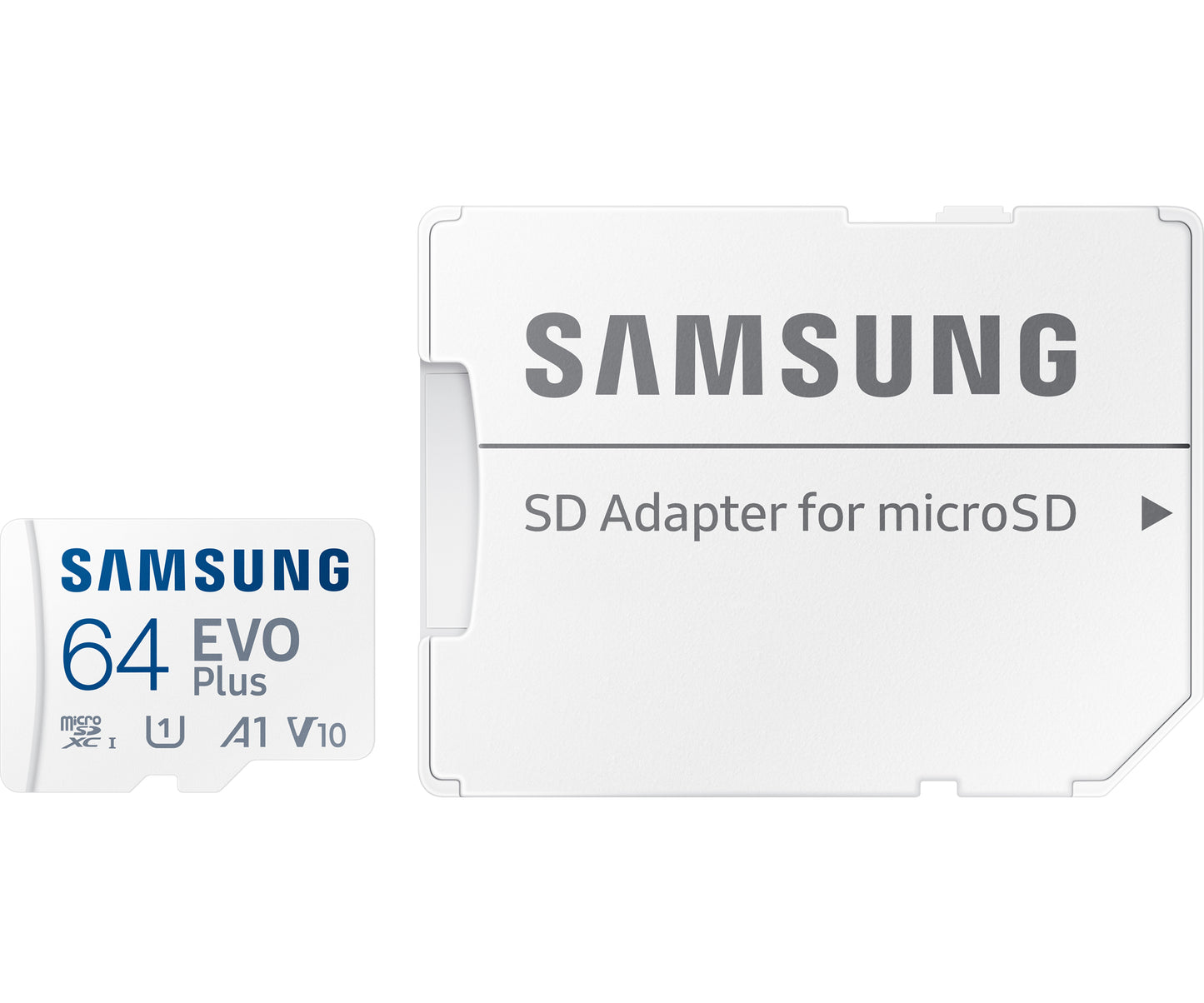 Memorijska kartica microSDXC Samsung Evo Plus, 64Gb, Klasa 10 / UHS-1 U3, s adapterom MB-MC64KA/EU