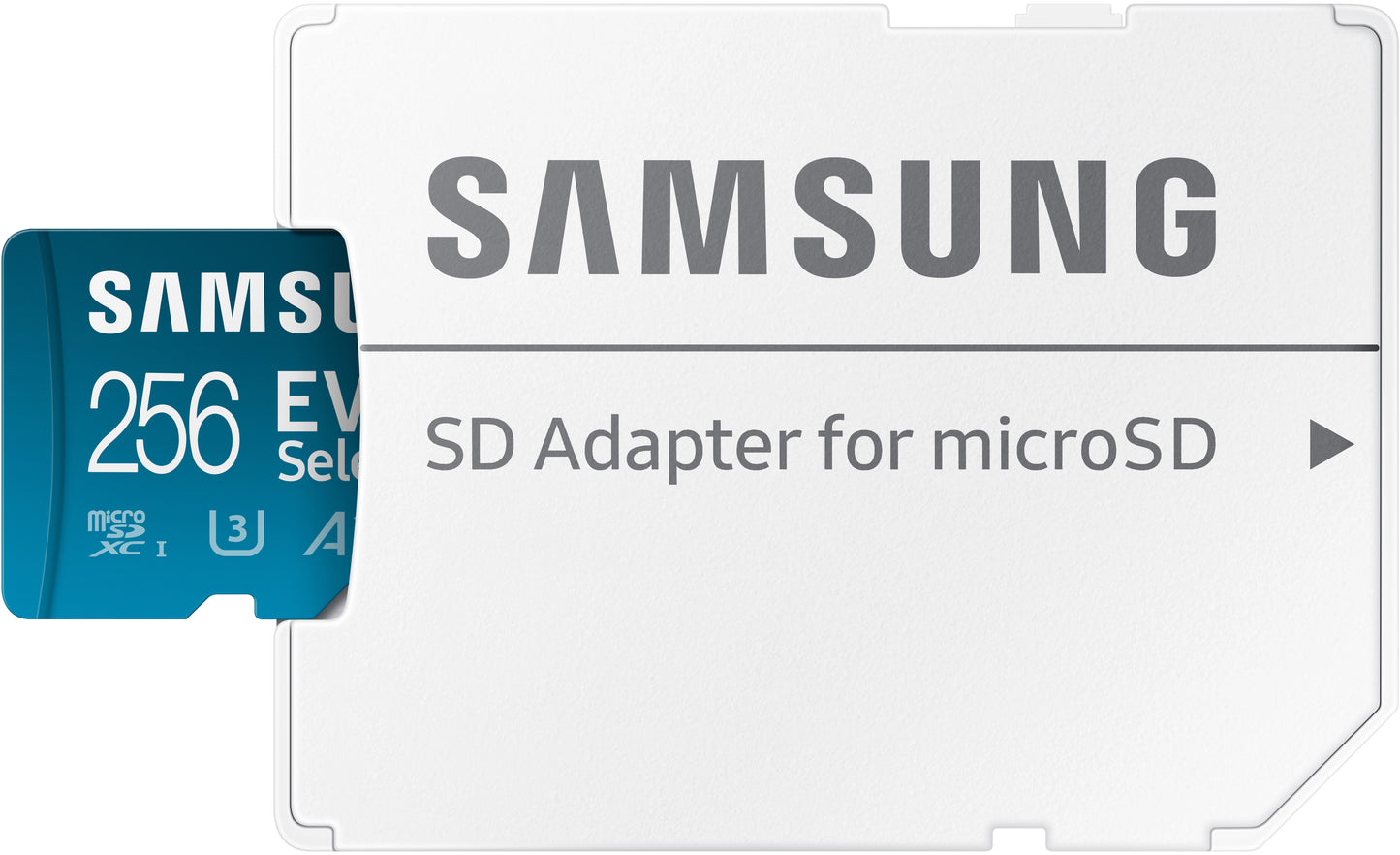 Memorijska kartica microSDXC Samsung Evo Select Plus, 256Gb, Klasa 10 / UHS-1 U3, Sa Adapterom MB-ME256KA/AM