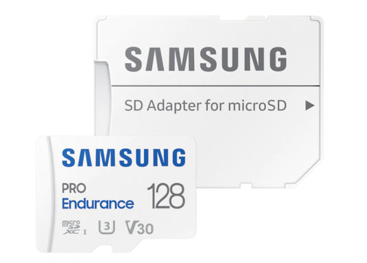 Memorijska kartica microSDXC Samsung PRO Endurance, 128Gb, Klasa 10 / UHS-1 U3, Sa adapterom MB-MJ128KA/EU