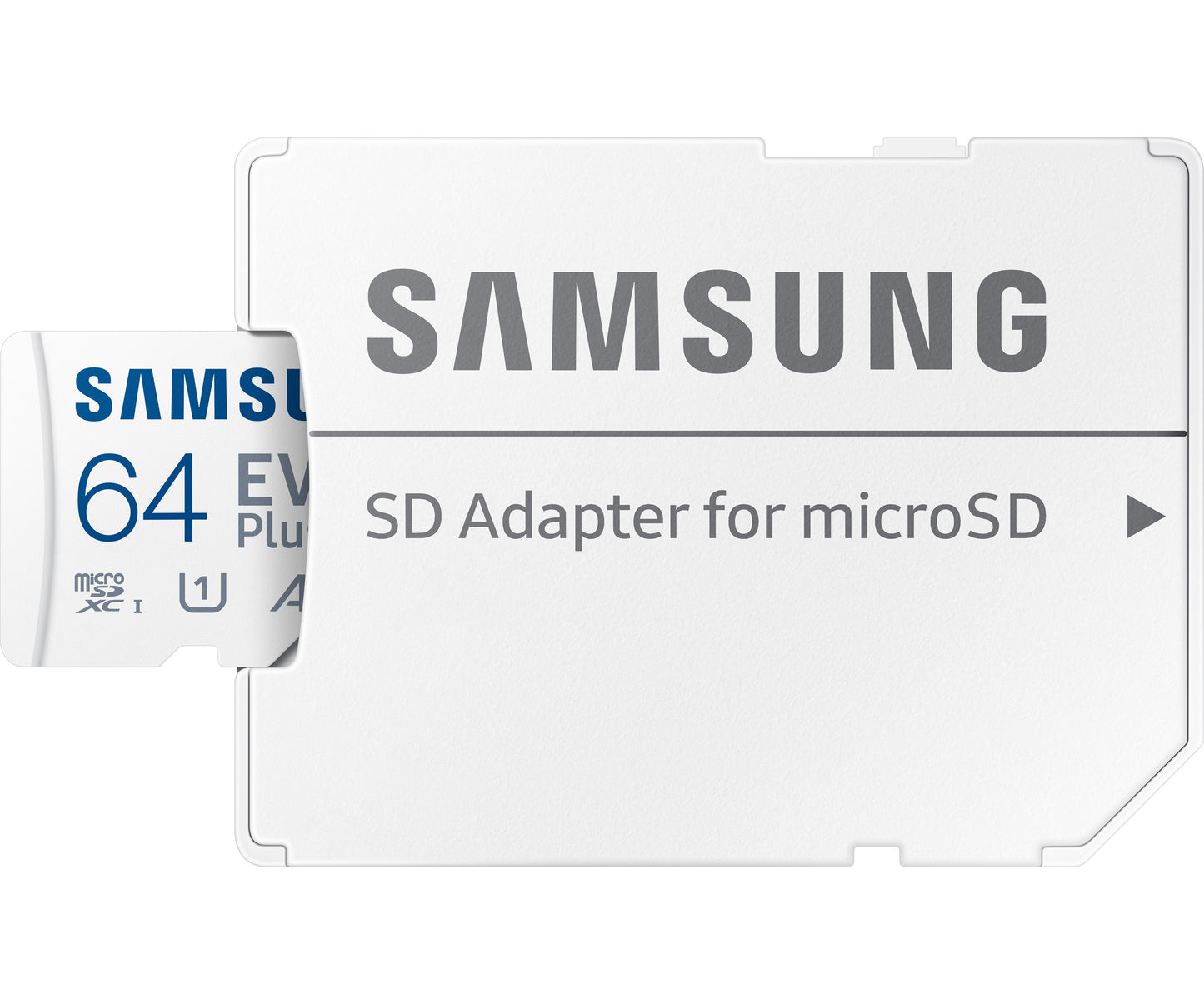 Memorijska kartica microSDXC Samsung Evo Plus, 64Gb, Klasa 10 / UHS-1 U3, s adapterom MB-MC64KA/EU