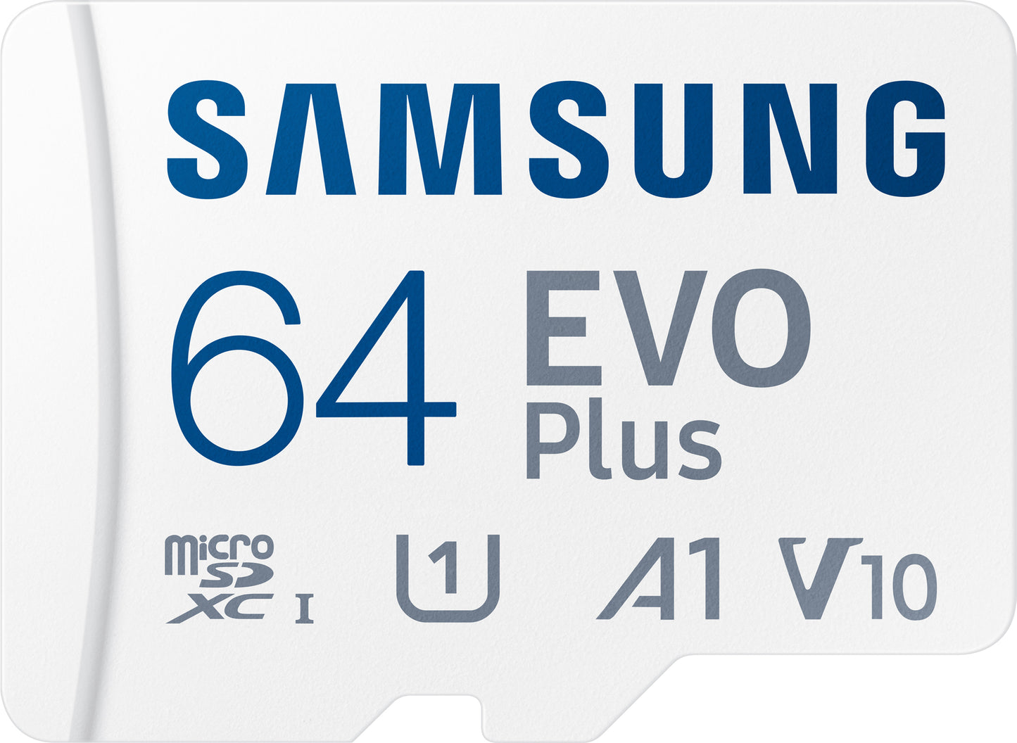 Memorijska kartica microSDXC Samsung Evo Plus, 64Gb, Klasa 10 / UHS-1 U3, s adapterom MB-MC64KA/EU