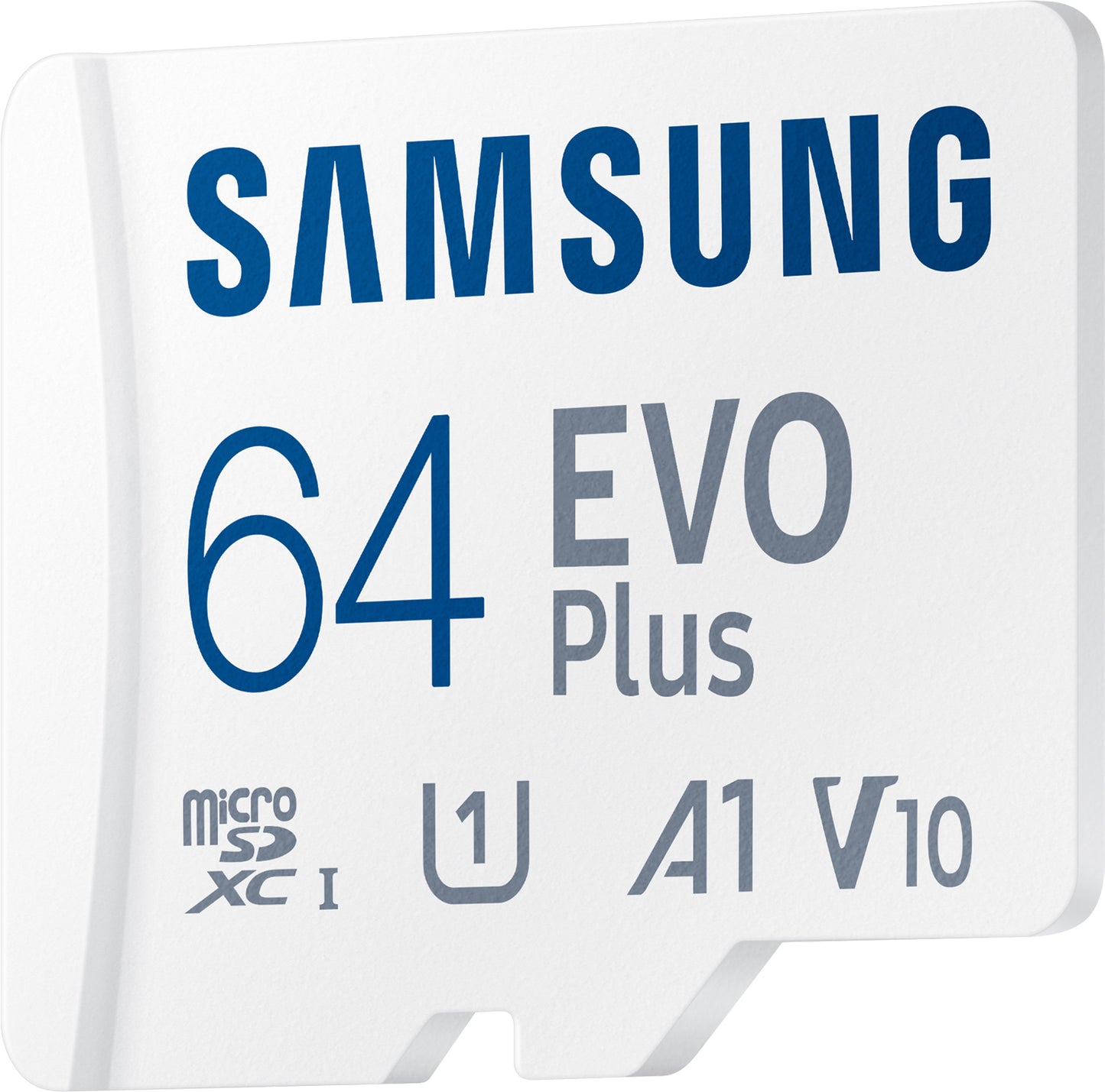 Memorijska kartica microSDXC Samsung Evo Plus, 64Gb, Klasa 10 / UHS-1 U3, s adapterom MB-MC64KA/EU