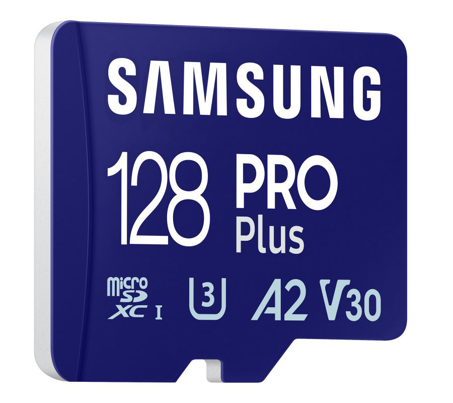 Memorijska kartica microSDXC Samsung PRO Plus, 128Gb, Klasa 10 / UHS-1 U3, sa čitačem kartica MB-MD128SB/WW