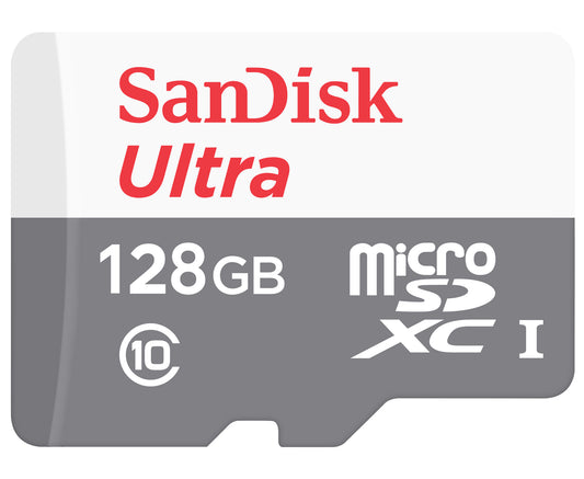 Card Memorie microSDXC SanDisk Ultra, 128Gb, Klasa 10 SDSQUNR-128G-GN6MN