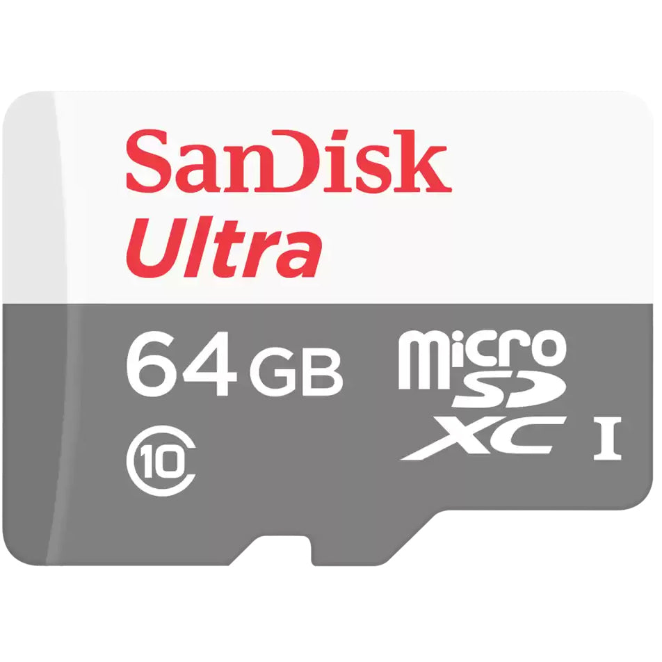 Memorijska kartica microSDXC SanDisk Ultra, 64Gb, Klasa 10, Sa adapterom SDSQUNR-064G-GN3MA
