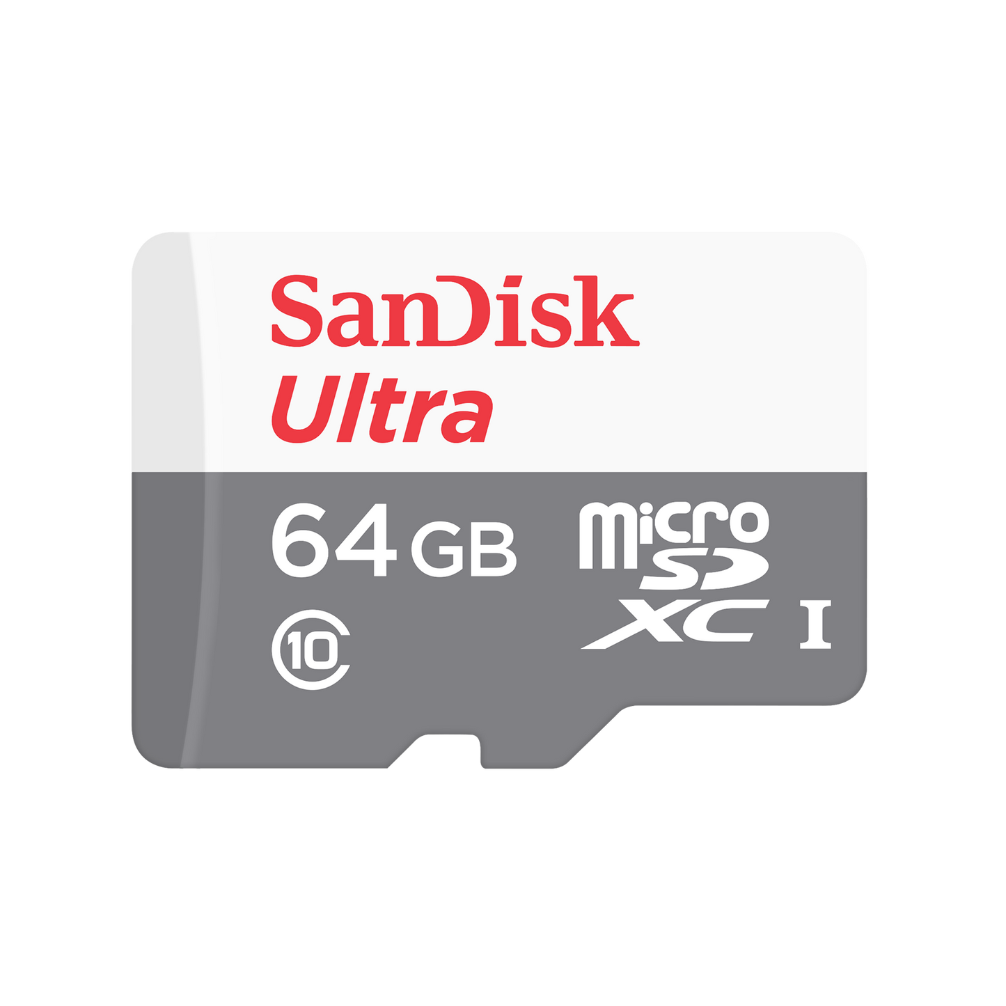 Memorijska kartica microSDXC SanDisk Ultra, 64Gb, Klasa 10, Sa adapterom SDSQUNR-064G-GN6TA