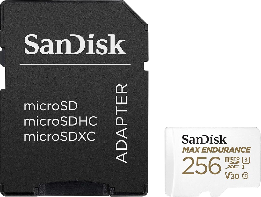 Memorijska kartica microSDXC SanDisk MAX Endurance, 256Gb, Klasa 10 / UHS-1 U3, Sa adapterom SDSQQVR-256G-GN6IA