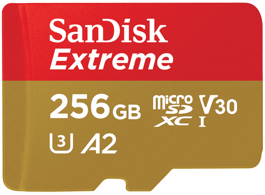 Memorijska kartica microSDXC SanDisk Extreme, 256Gb, Klasa 10 / UHS-1 U3 SDSQXAV-256G-GN6MN