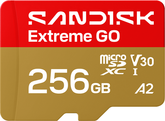 Memorijska kartica microSDXC SanDisk Extreme GO Android A2, 256Gb, Klasa 10 / UHS-1 U1 SDSQXGN-256G-GN6MN