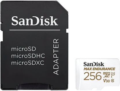 Memorijska kartica microSDXC SanDisk High Endurance, 256Gb, Klasa 10 / UHS-1 U3, Sa adapterom SDSQQNR-256G-GN6IA