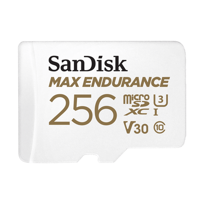 Memorijska kartica microSDXC SanDisk MAX Endurance, 256Gb, Klasa 10 / UHS-1 U3, Sa adapterom SDSQQVR-256G-GN6IA