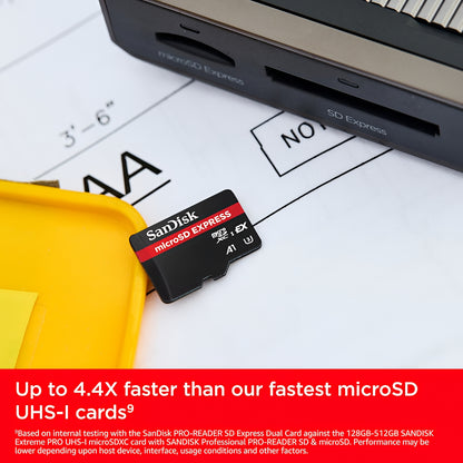 Memorijska kartica microSDXC SanDisk Express, 128Gb, Klasa 10 / UHS-1 U3 SDSQXFN-128G-GN4NN