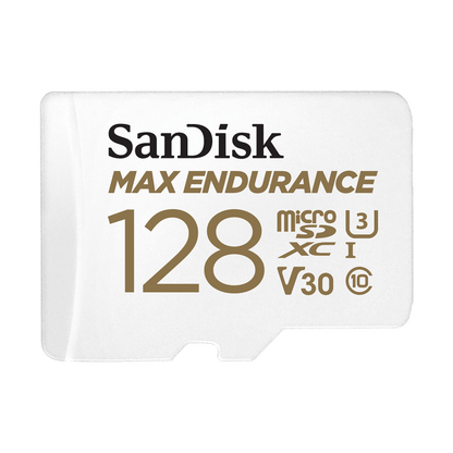Memorijska kartica microSDXC SanDisk MAX Endurance, 128Gb, Klasa 10 / UHS-1 U3, Sa adapterom SDSQQVR-128G-GN6IA