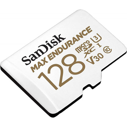 Memorijska kartica microSDXC SanDisk MAX Endurance, 128Gb, Klasa 10 / UHS-1 U3, Sa adapterom SDSQQVR-128G-GN6IA