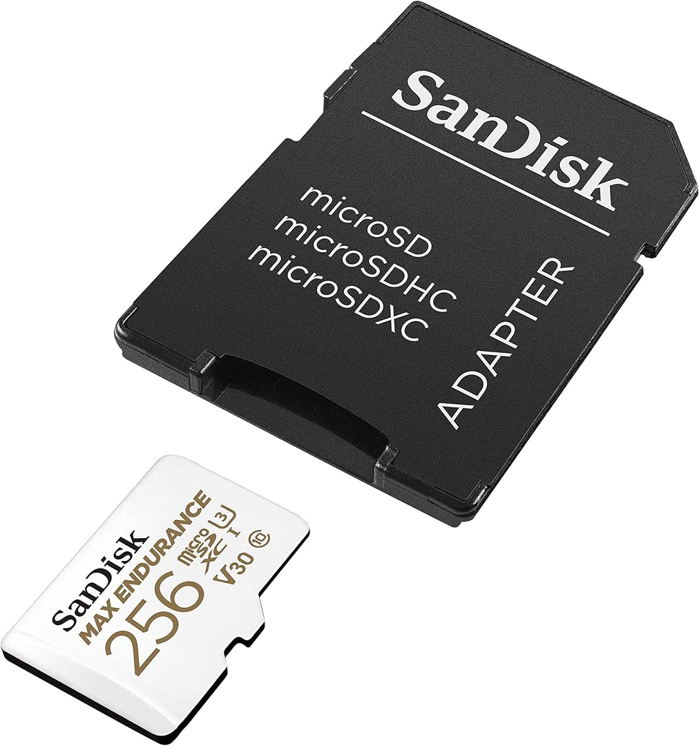 Memorijska kartica microSDXC SanDisk MAX Endurance, 256Gb, Klasa 10 / UHS-1 U3, Sa adapterom SDSQQVR-256G-GN6IA