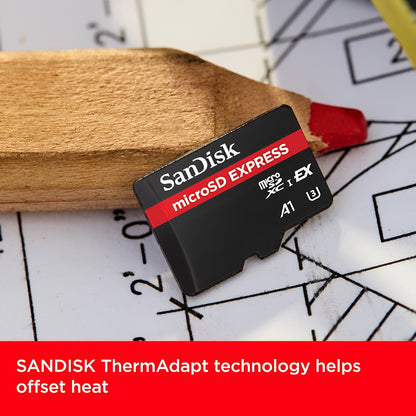 Memorijska kartica microSDXC SanDisk Express, 256Gb, Klasa 10 / UHS-1 U3 SDSQXFN-256G-GN4NN