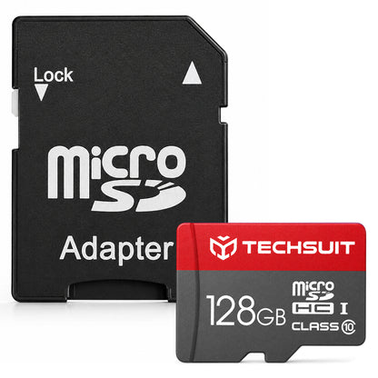Memorijska kartica microSDXC Techsuit THCM26, 128Gb, Klasa 10, Sa Adapterom