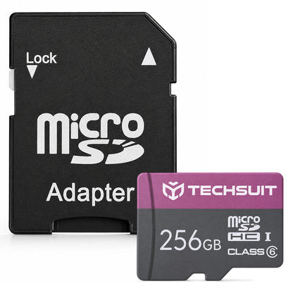 Memorijska kartica microSDXC Techsuit THCM27, 256Gb, Klasa 6, Sa Adapterom