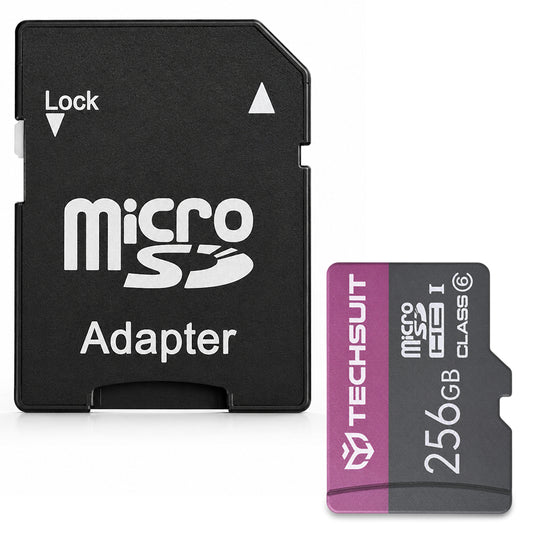 Memorijska kartica microSDXC Techsuit THCM27, 256Gb, Klasa 6, Sa Adapterom