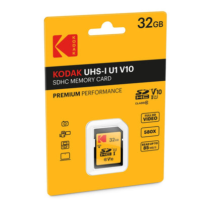 SDHC memorijska kartica Kodak Premium Performance, 32Gb, Klasa 10 / UHS-1 U1 EKMSD32GHC10K