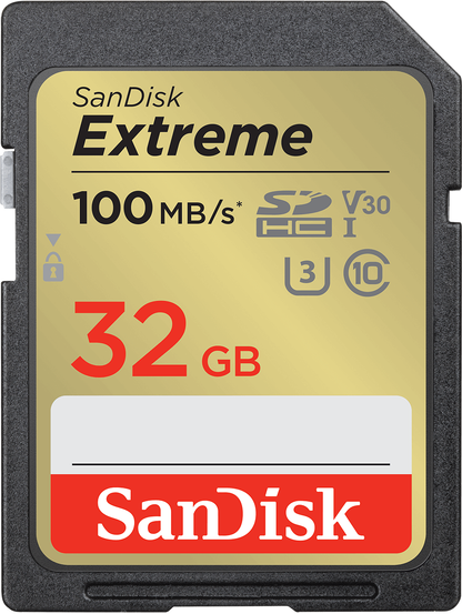 SDHC memorijska kartica SanDisk Extreme, 32Gb, Klasa 10 / UHS-1 U3 SDSDXVT-032G-GNCIN